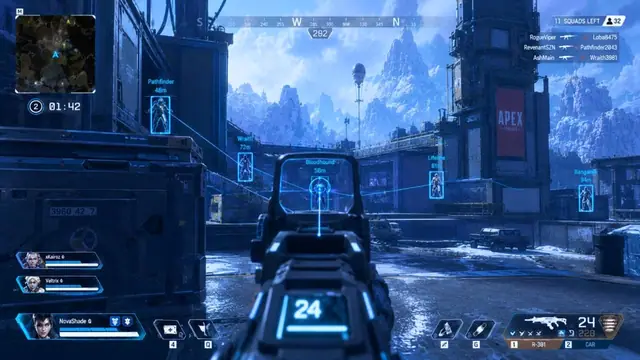 APEX HACK aimbot snapline locking Pathfinder through an R-301 sight